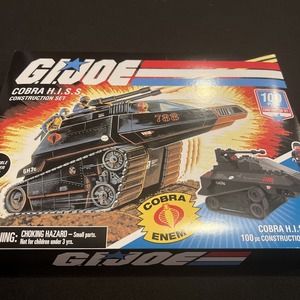 GI Joe Cobra HISS Tank with Mini Figure Construction Set 100pc - BRAND NEW
